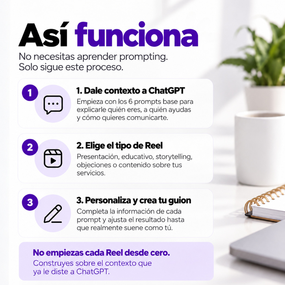 Crea tus primeros guiones para Reels con ChatGPT
